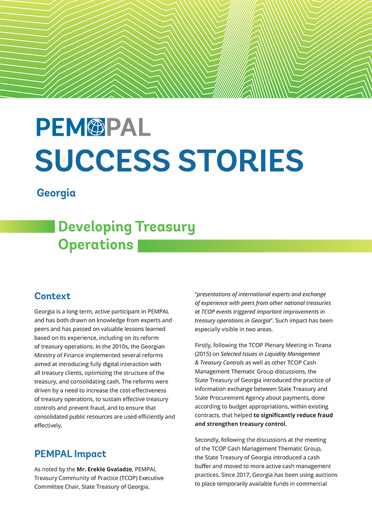 Georgia: Developing Treasury Operations